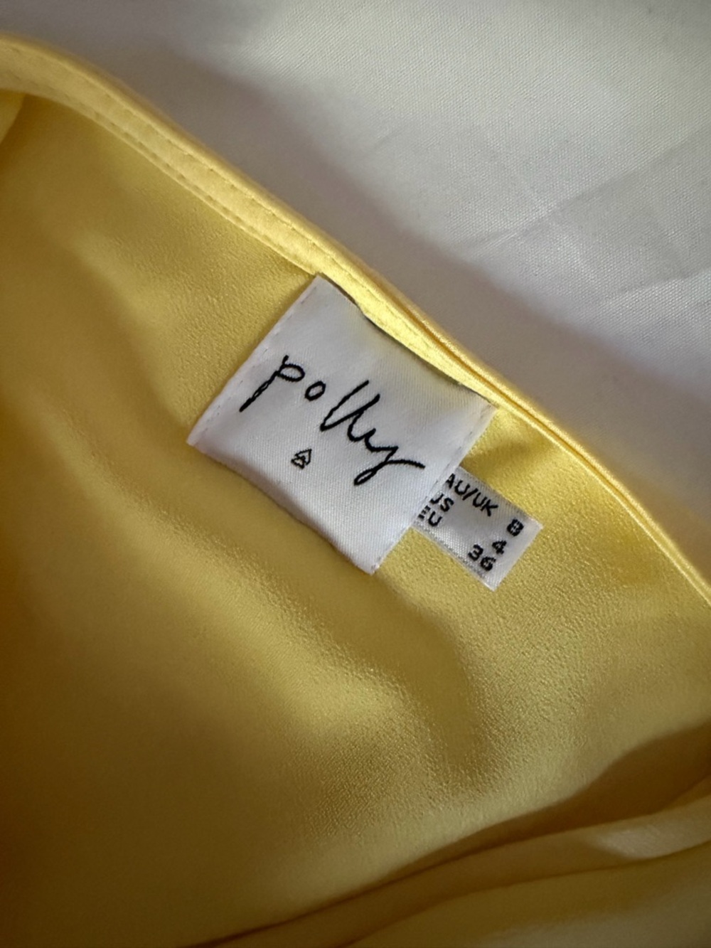 Princess Polly yellow slip dress - Picture 3 of 3